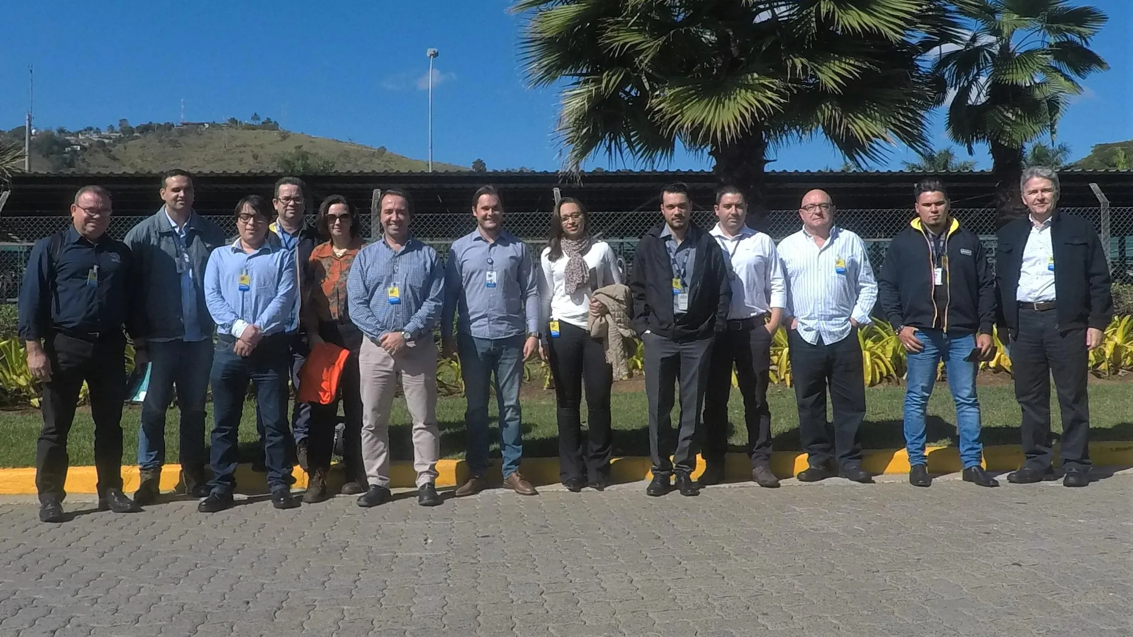 Time da Logpyx Tecnologia para gerenciamento de pátio